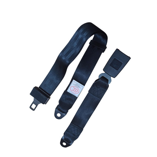 2 Point Retractable Adjustable Seat Lap Sash Belt Strap Suitable For Car Truck Set-0