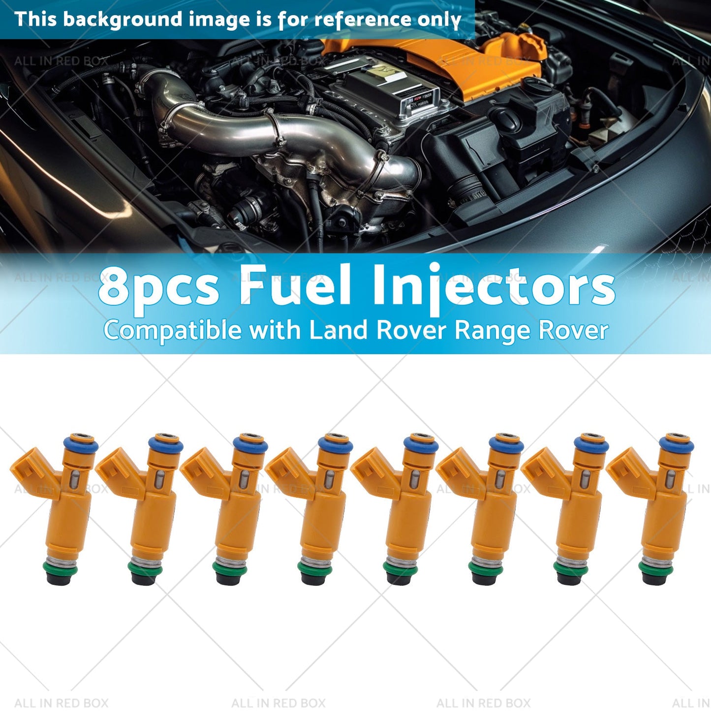 195500-4260 8pcs Fuel Injectors Suitable for Land Rover Range Rover 4. 4L 05-09-2