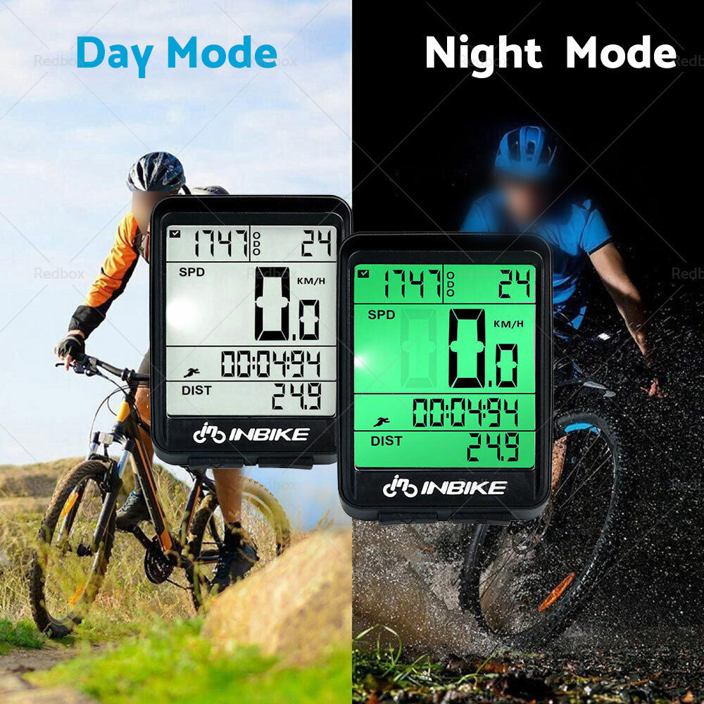 Wireless Cycling Bike Bicycle LCD Cycle Speedometer Computer Odometer Waterproof-4