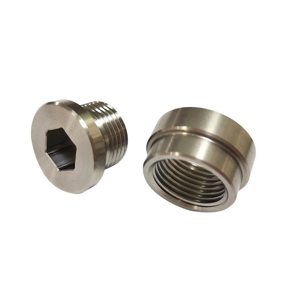 2x O2 Oxygen Sensor Bung Weld-On With Plug & Washer M18x1.5mm Suitable For Vehicle Exhaust Systems-4