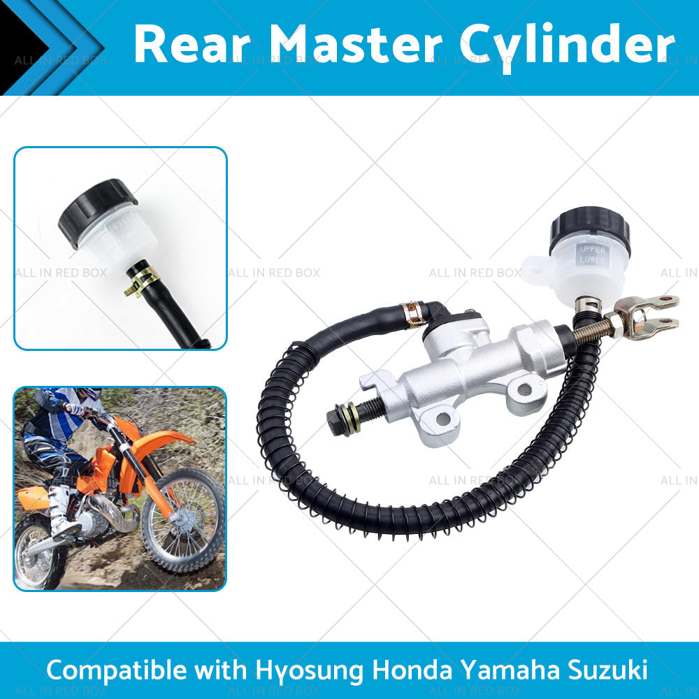 Rear Foot Brake Master Cylinder Pump Reservoir Suitable for Honda Yamaha Suzuki-2