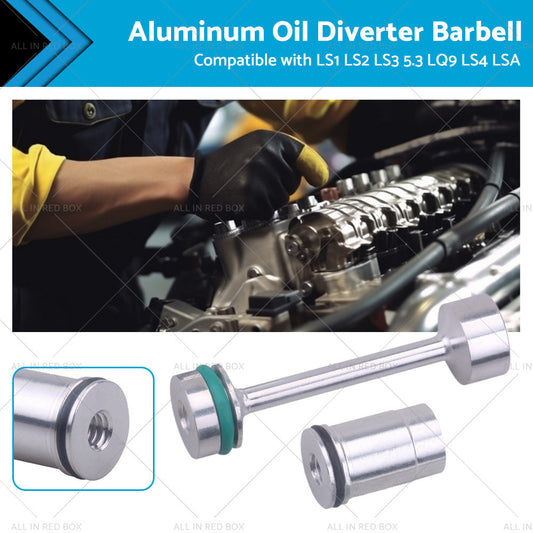 Billet Aluminum Oil Diverter Barbell Suitable For LS Engine LS1 LS2 LS3 5. 3 LQ9-0