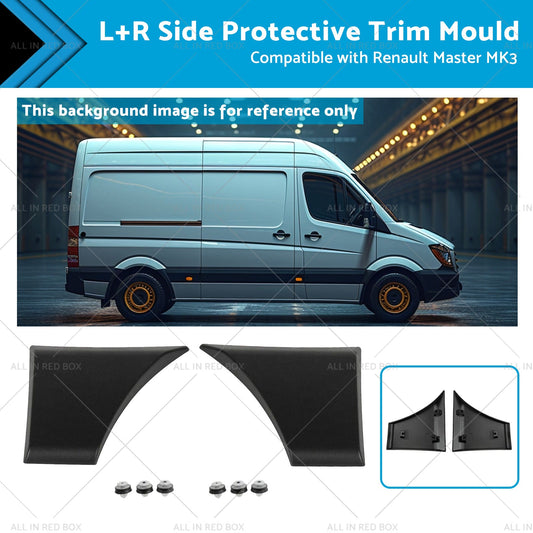 Front Of Rear 2x Side Protective Trim Mould Wheel Suitablefor Renault Master MK3-0
