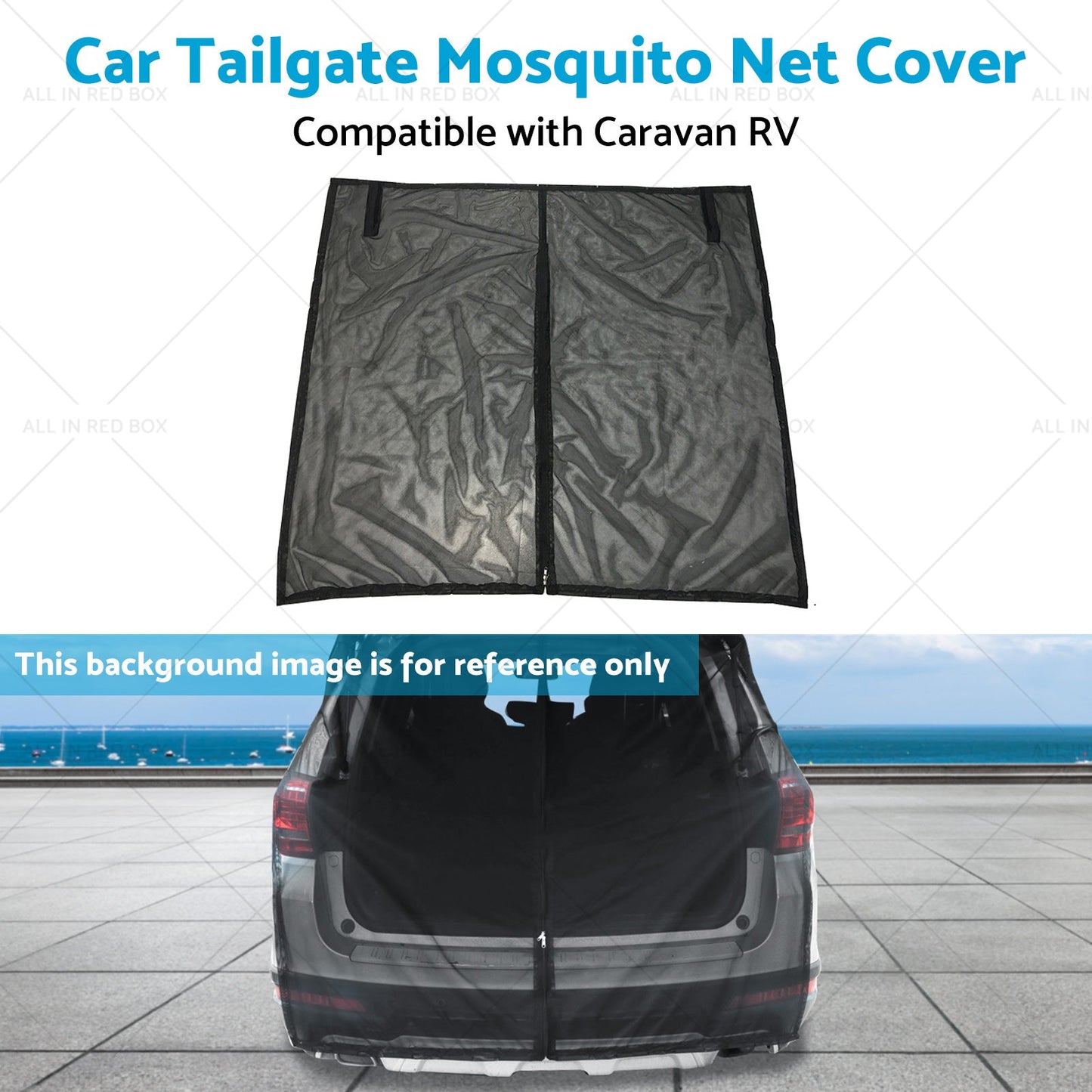 Car Tailgate Mosquito Net Cover Suitable for Caravan RV T4 T5 T6 Motorhome-4
