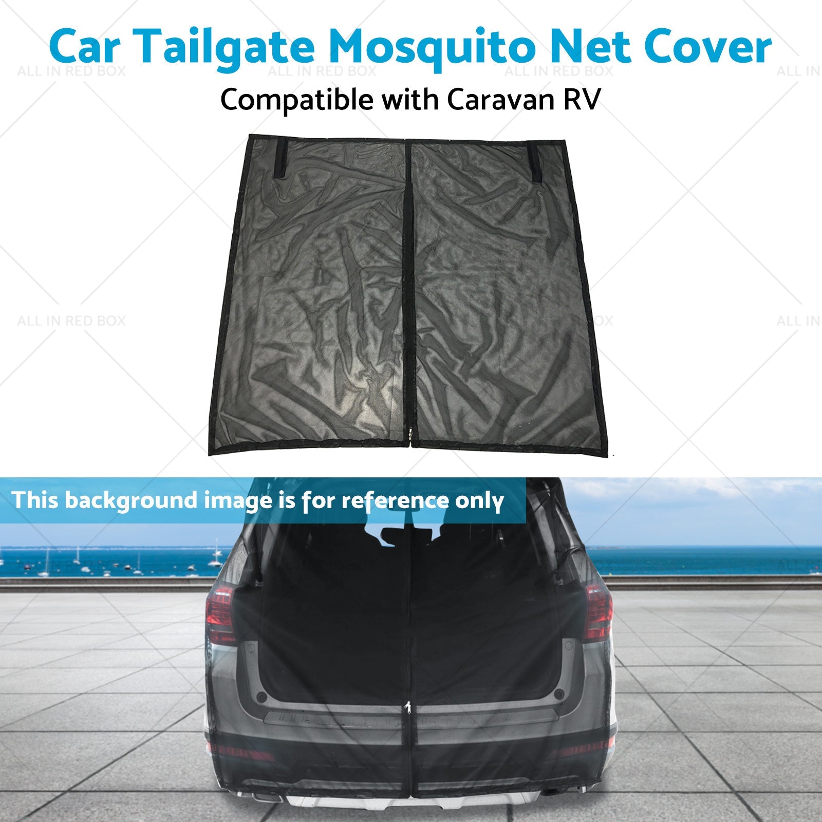 Car Tailgate Mosquito Net Cover Suitable for Caravan RV T4 T5 T6 Motorhome-4