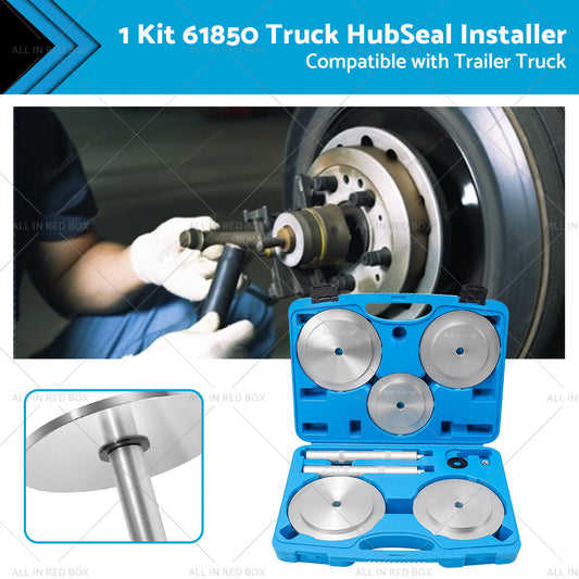 61850 Truck Hub Seal Installer Kit Fit Class 7 and Class 8 Road Trucks Trailers-0