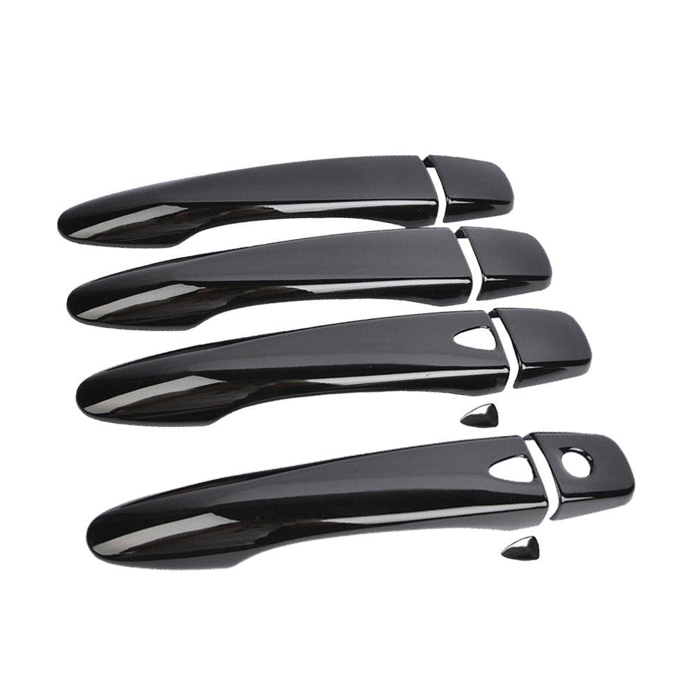 4x Black Door Handle Covers Suitable For Nissan Navara NP300 D23 2015-Onwards-0