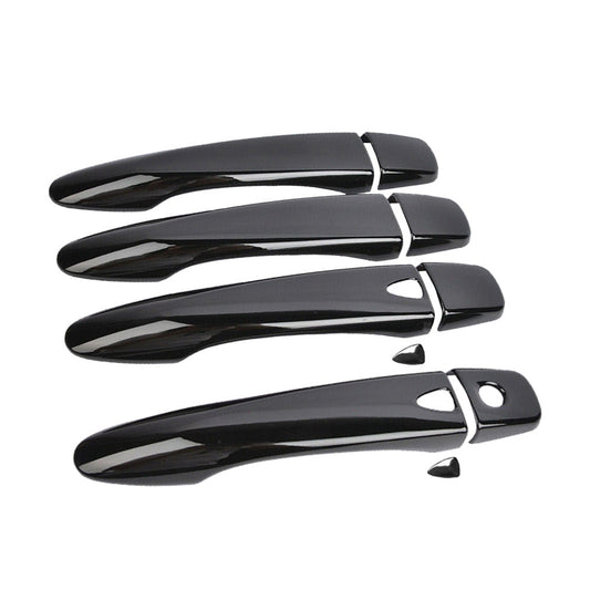 4x Black Door Handle Covers Suitable For Nissan Navara NP300 D23 2015-Onwards-0