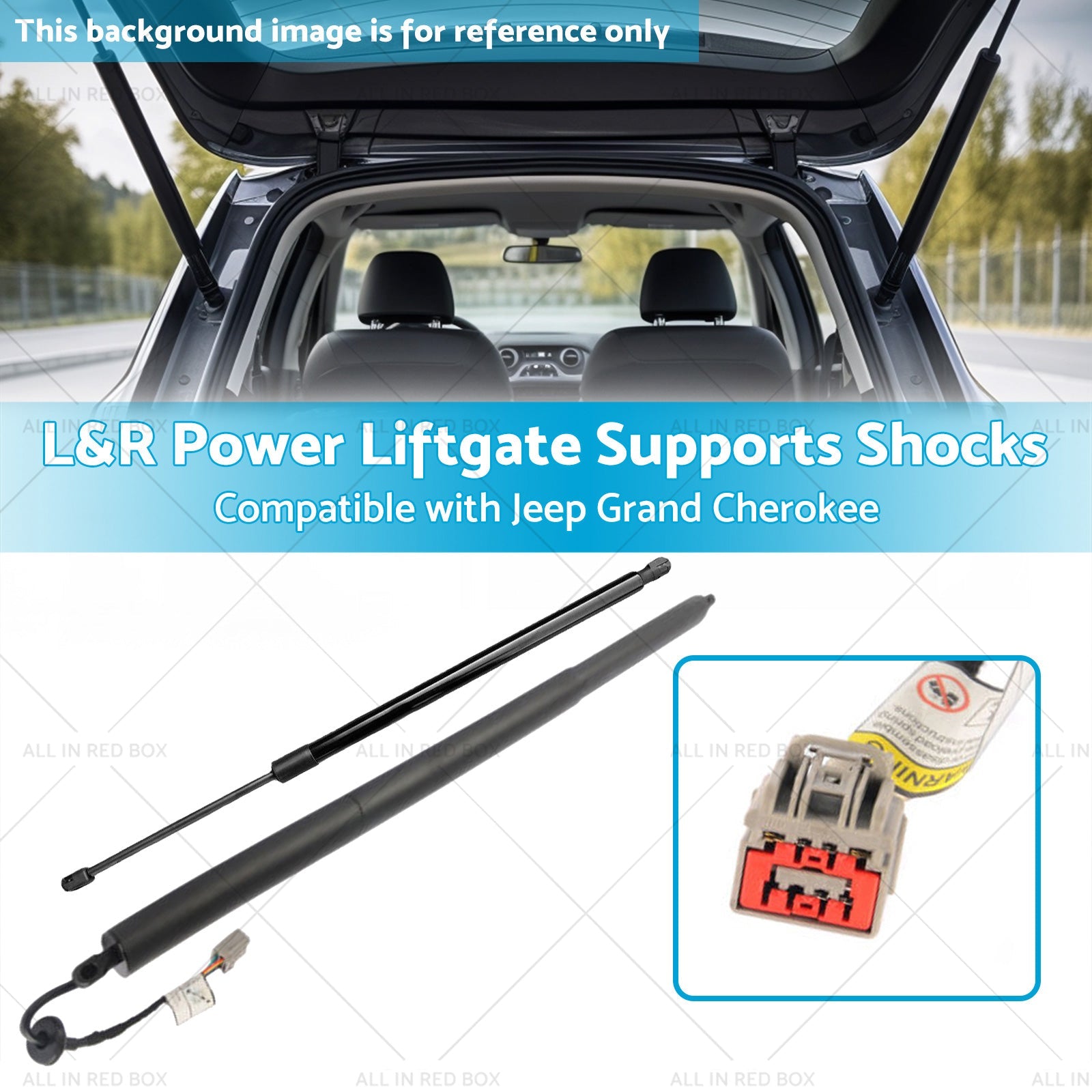 L and R Power Liftgate Supports Shocks Suitable for Jeep Grand Cherokee 14-22-2