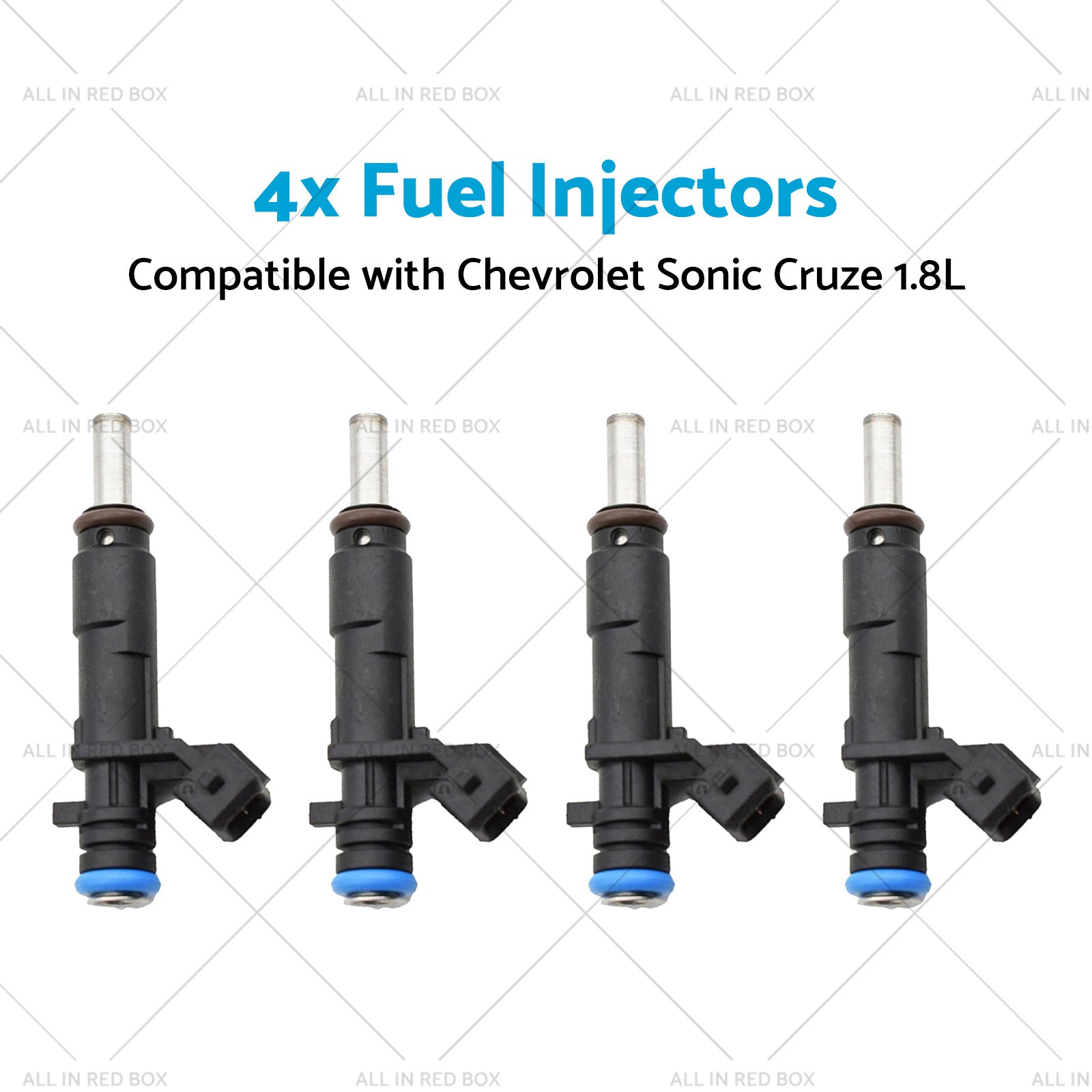 55570284 2173433 4x Fuel Injectors Suitable for Chevrolet Sonic Cruze 1. 8L 11-16-3