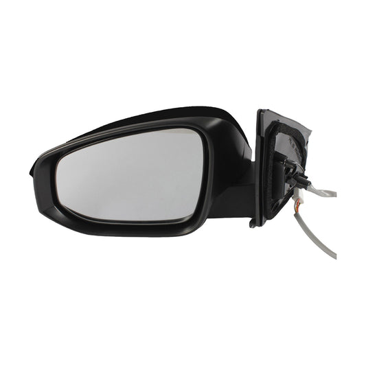 Left Side Black No Autofold Door Mirror Suitable for Toyota RAV4 2013-2018 Black No Autofold Left Side-0