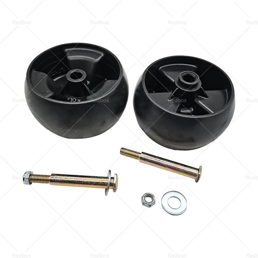 2x 5 inch  Universal Deck Wheels for Murray Rover Ride on Mowers 425620x92A 42581x50D-1