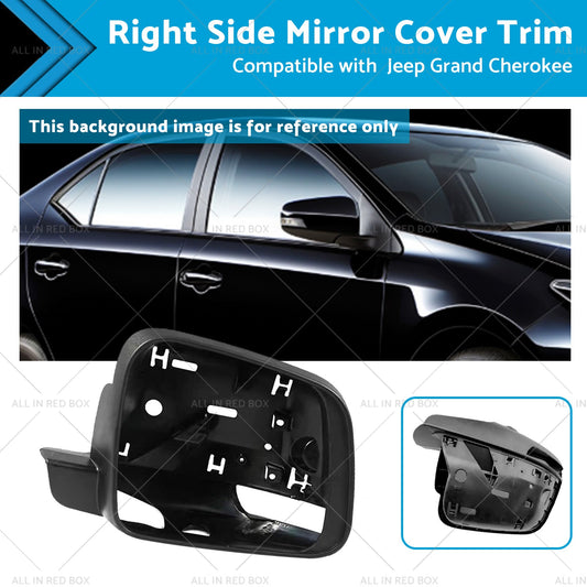 Right Side Mirror Cover Trim Frame Suitable for Jeep Grand CherokeeWK 2010-on-0