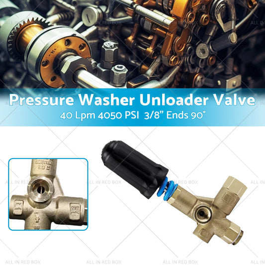 1PCS Pressure Washer Unloader Valve 40 Lpm 4050 PSI 3/8" Ends 90 degree-1