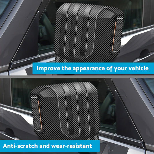 Rearview Mirror Cover Trim Suitable for LandCruiser Prado LC250 24+ Carbon Fiber-1