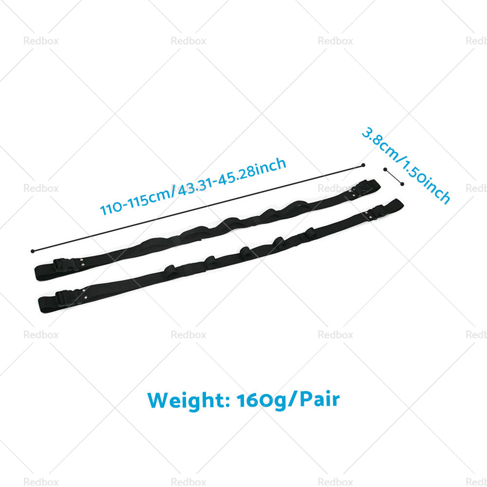 2pcs Car Fishing Rod Holder Mounted Storage Rack Vehicle Belt Strap Carrier-3