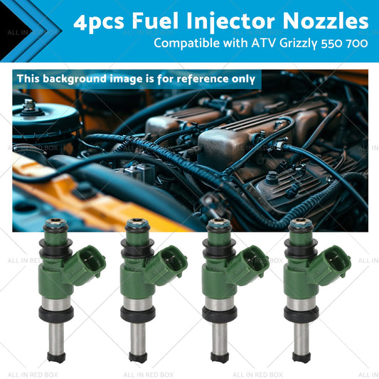 3B4-13761-00-00 4pcs Fuel Injector Nozzles Suitablefor ATV Grizzly 550 700 07-17-0
