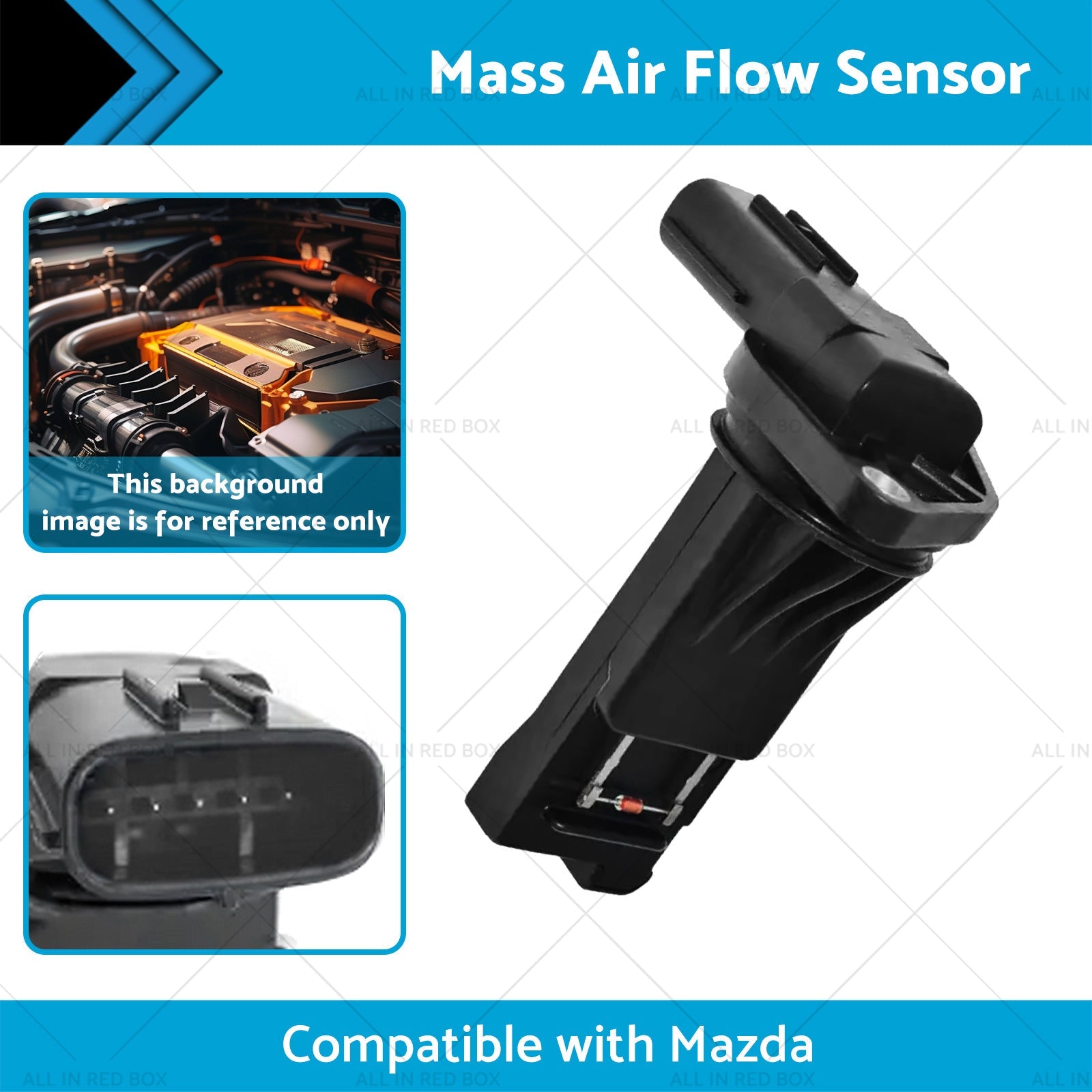 Mass Air Flow Sensor MAF Suitable for Mazda PE01-13-215-1