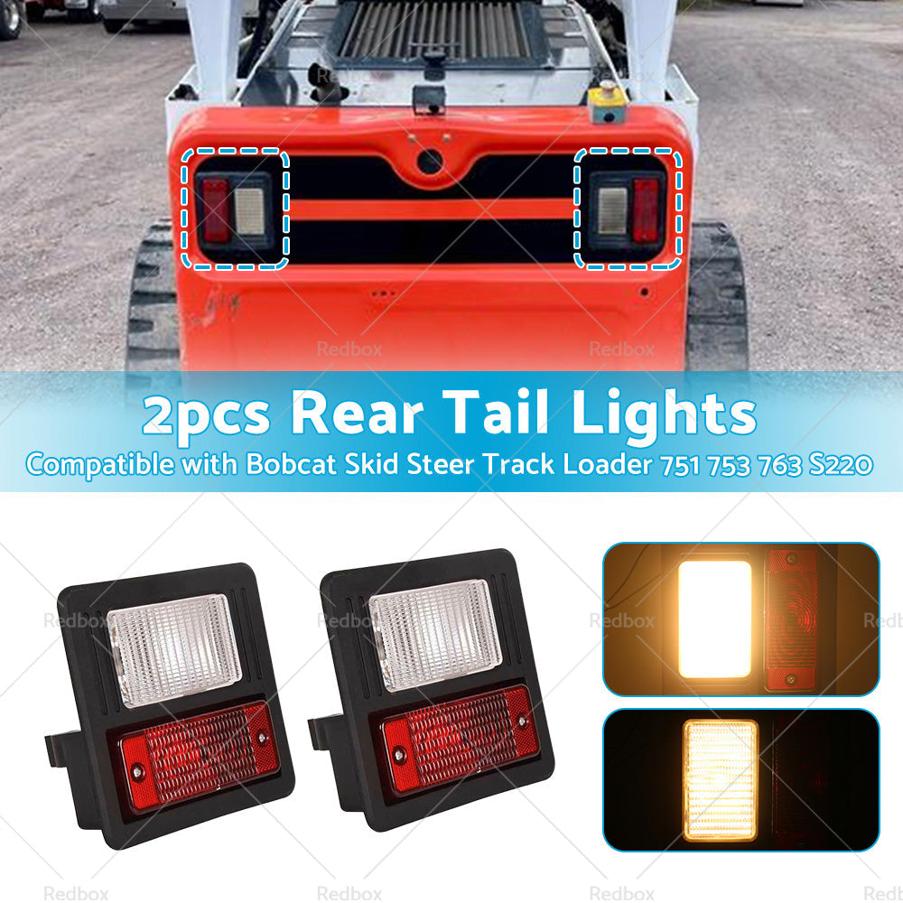 Rear Tail Light Suitable for Bobcat Skid Steer Track Loader 751 753 763 6670284-2