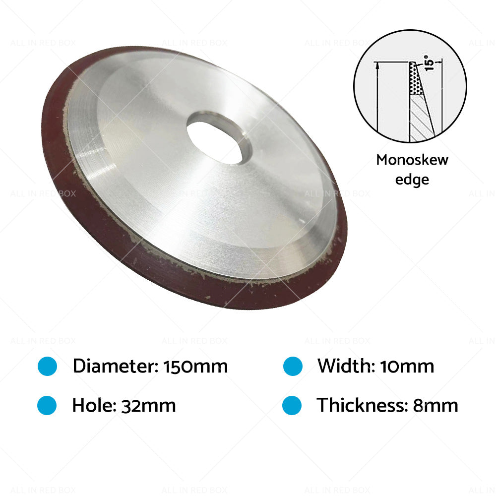 150mm Diamond Wheel Disc Suitable For Chainsaw Sharpener 3/8lp 325 3/8 404 Carbide chain-7