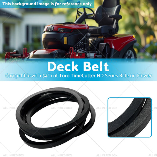 Deck Belt Suitablefor Selected 54 inch  Toro HD Series Ride on Mower ZTR 133-7076-1