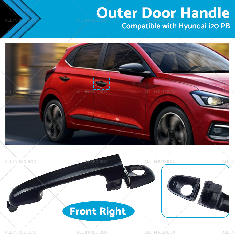 Front Right Exterior Outer Door Handle Suitable for Hyundai i20 PB 2009-2015-0