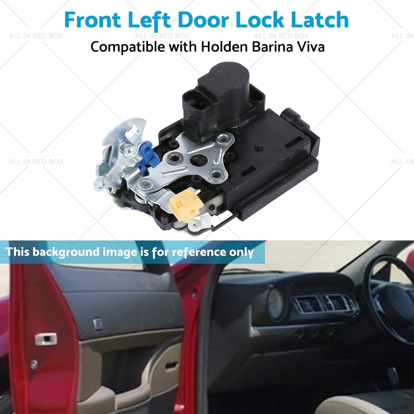Front Left Door Lock Latch Suitable for Holden Barina 2005-2012 Viva 2005-2009-3