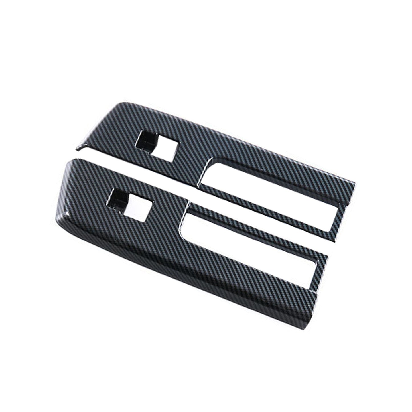 4x Window Lift Panel Cover Trim Suitable For Mitsubishi L200 Triton 23-25 Carbon-2