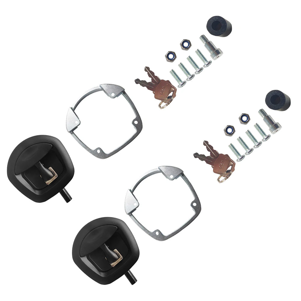 2x Whale Tail T Handle Compression Lock Latch Suitable For Ute Canopy Trailer Toolbox-1