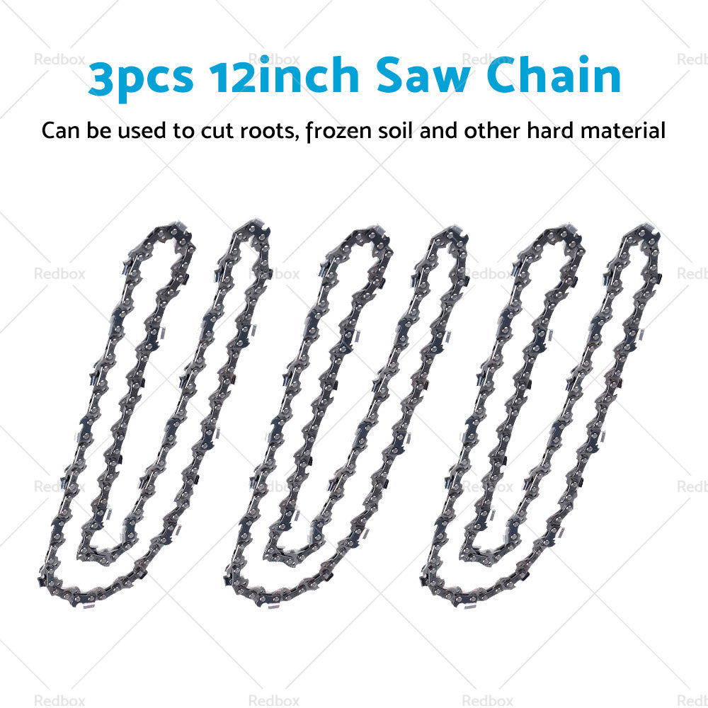 3X 12in Chain Fit for MAKITA CORDLESS 2x18V 36V CHAINSAW DUC302 DUC302Z-2