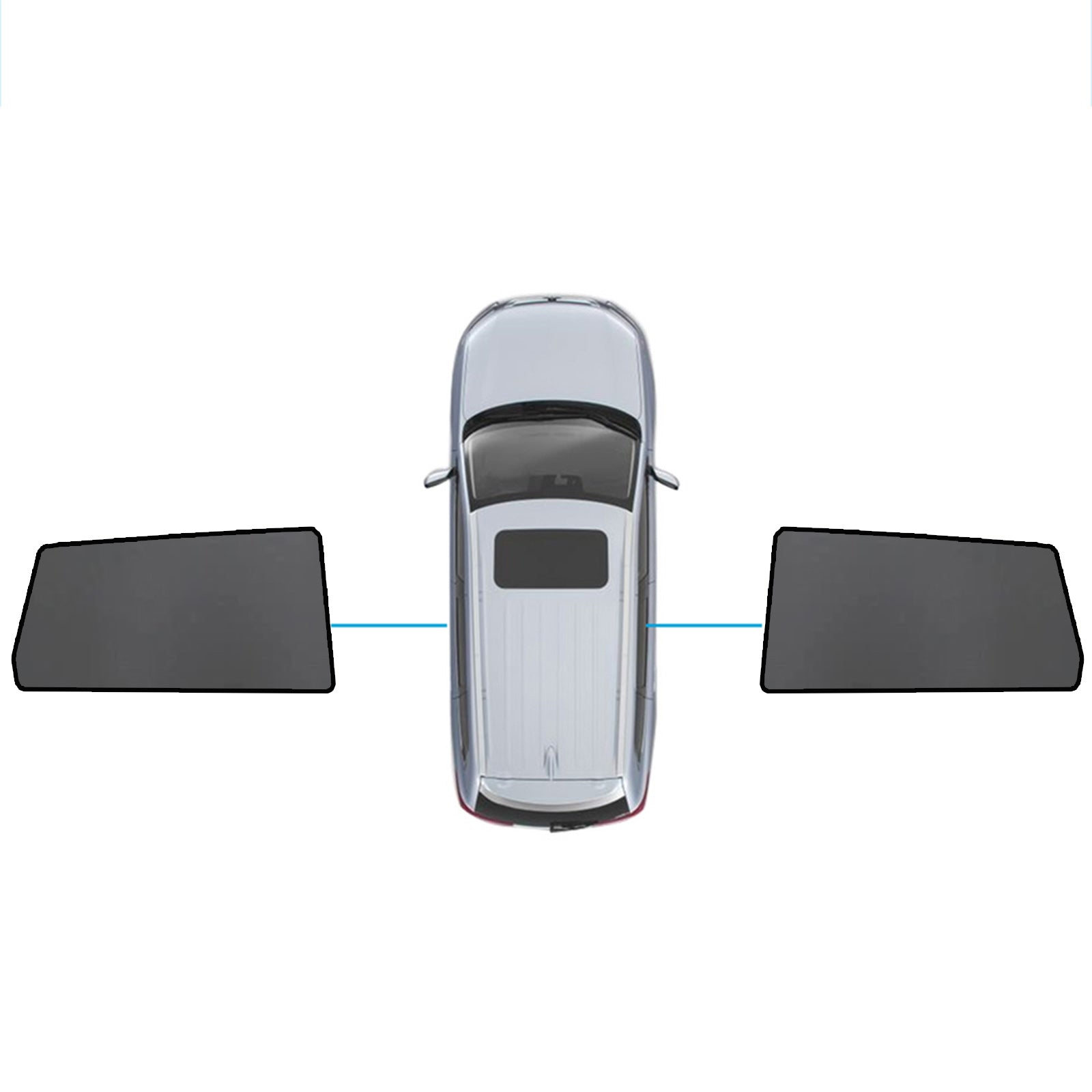 Magnetic Mesh Sun Blind Shades Suitable for Audi Q7 4LB 06-15 On Front/Rear-3