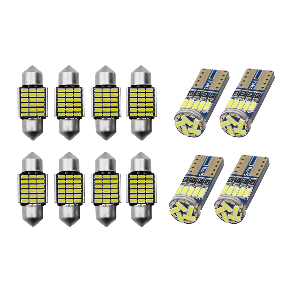 12x Interior LED Light Upgrade Kit Suitable For Toyota Landcruiser Prado 150 Series-1
