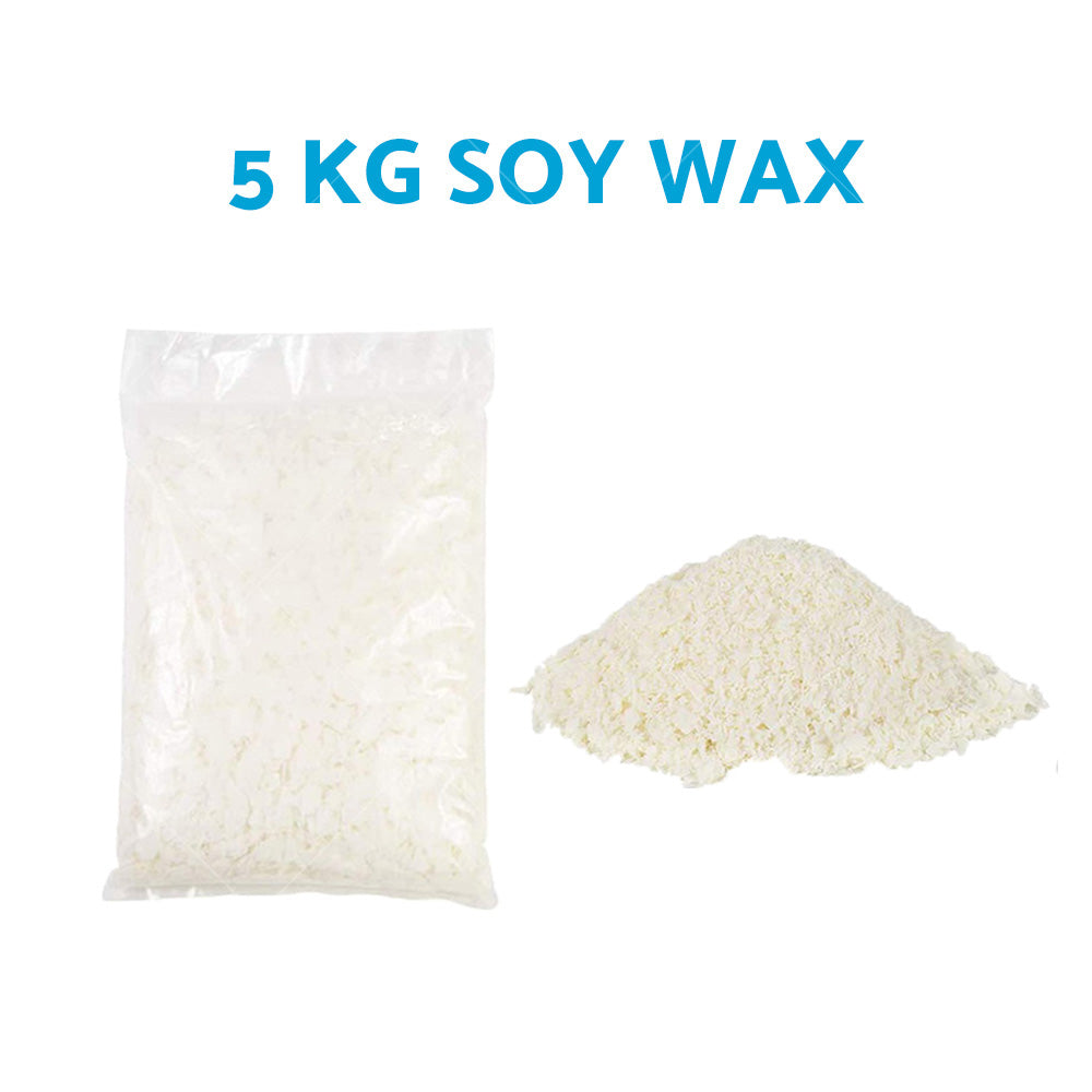 5KG Bulk 100percent Pure Soy Wax Natural Kosher Candle Making Supplies Crafts AU-5