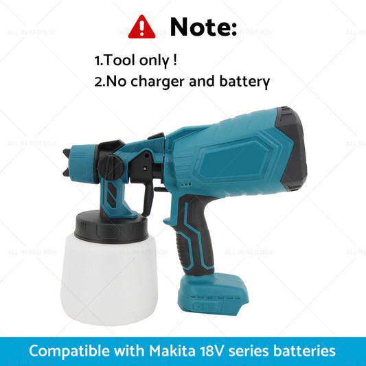 Electric Spray Gun Cordless Paint Airless Sprayer Suitable For Makita Battery-1