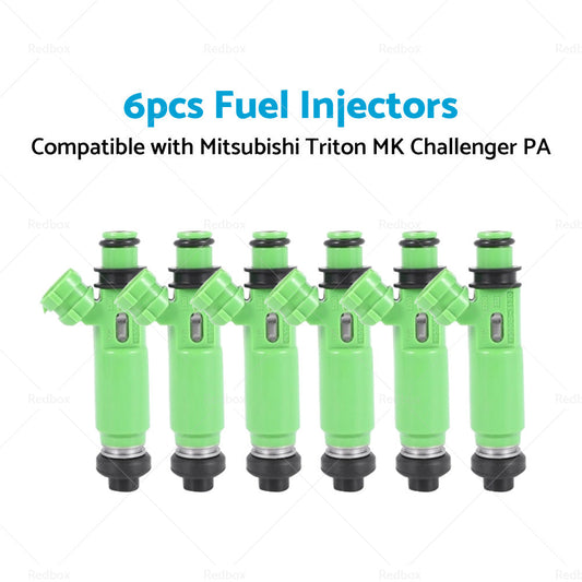 6PCS Fuel Injector Suitable for MITSUBISHI TRITON MK 6G72 3. 0L V6 Challenger PA-1