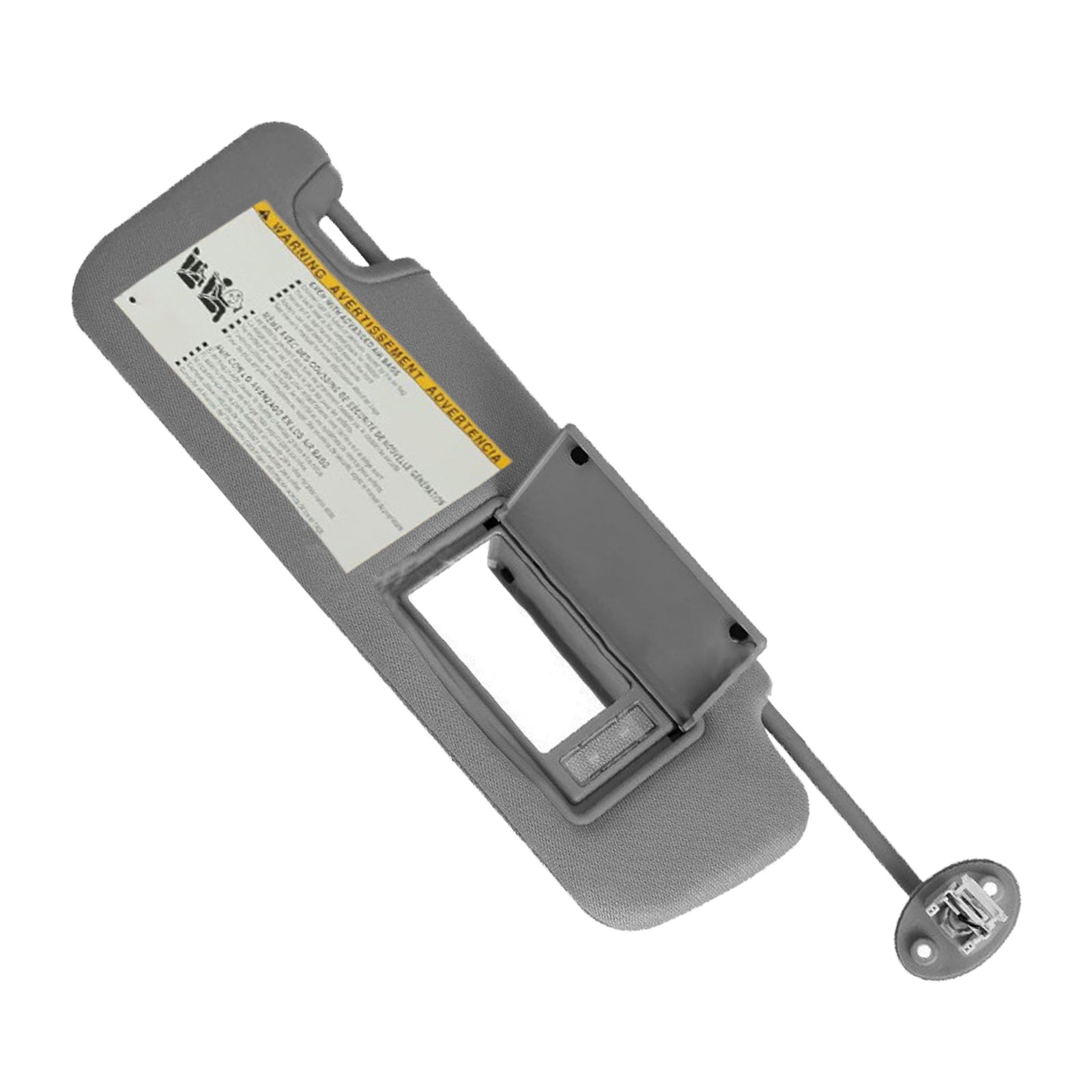 Right Driver Side Sun Visor With Vanity Light Suitable For Toyota Kluger 2014-2019 Gray-3