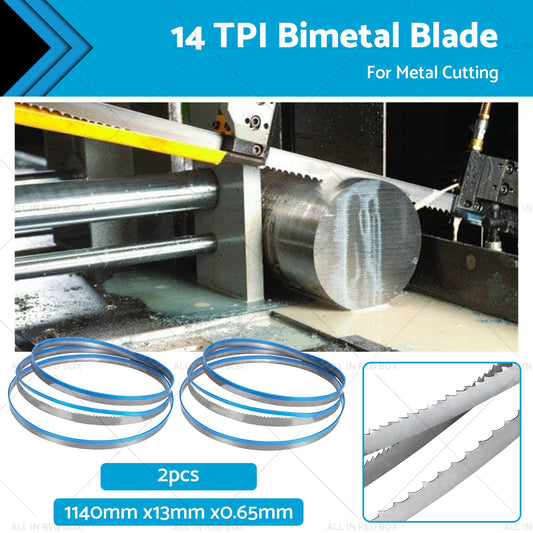 1140mm x13mm x 14 TPI FOR METAL CUTTING BI METAL BIMETAL BAND SAW BANDSAW BLADE-0