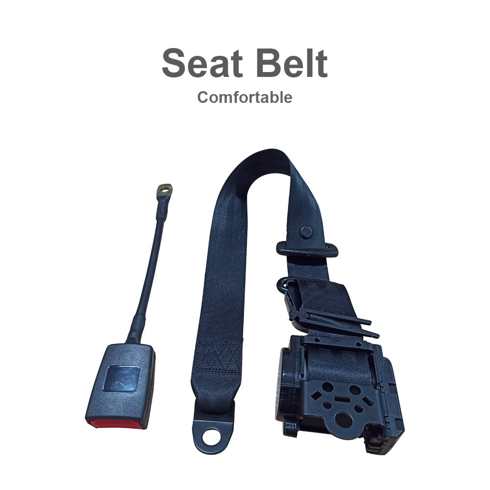 Universal 1 Set 3M 3 Point Retractable Safety Seat Belt Suitable For Truck Strap-4