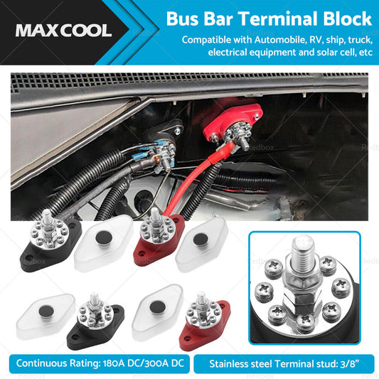 Bus Bar Terminal Block Power Stud Battery Junction Post M10 Power Distribution-0