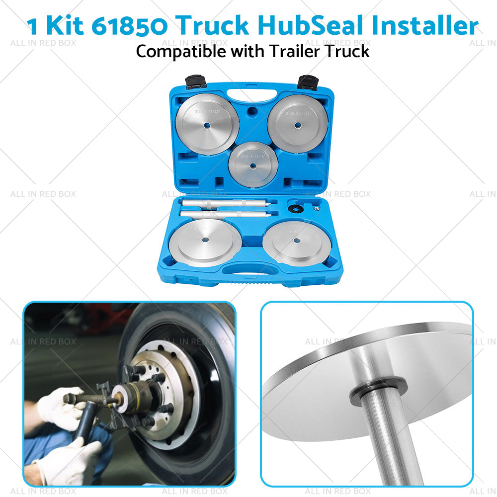 61850 Truck Hub Seal Installer Kit Fit Class 7 and Class 8 Road Trucks Trailers-4