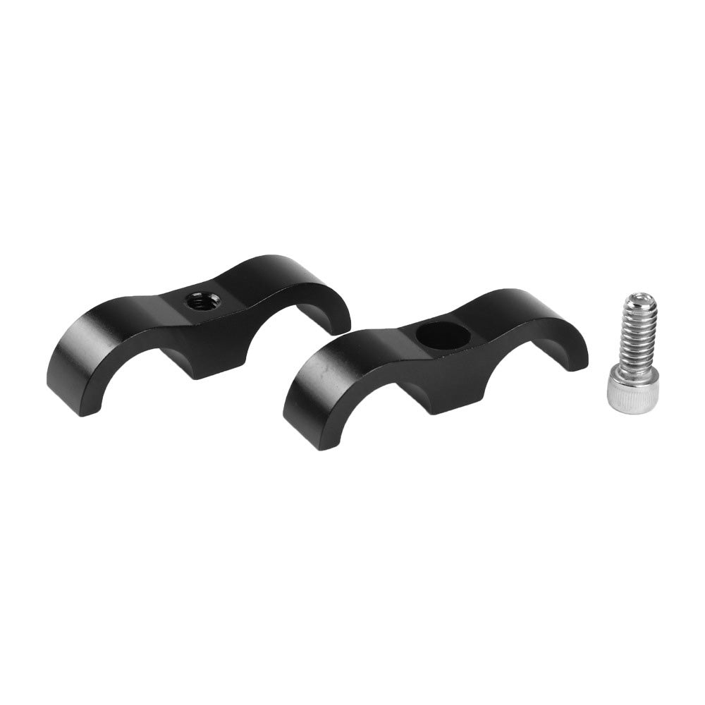 10x AN8 8AN Nylon Braided Stainless Steel Fuel Oil Line Hose Separator Clamp-3