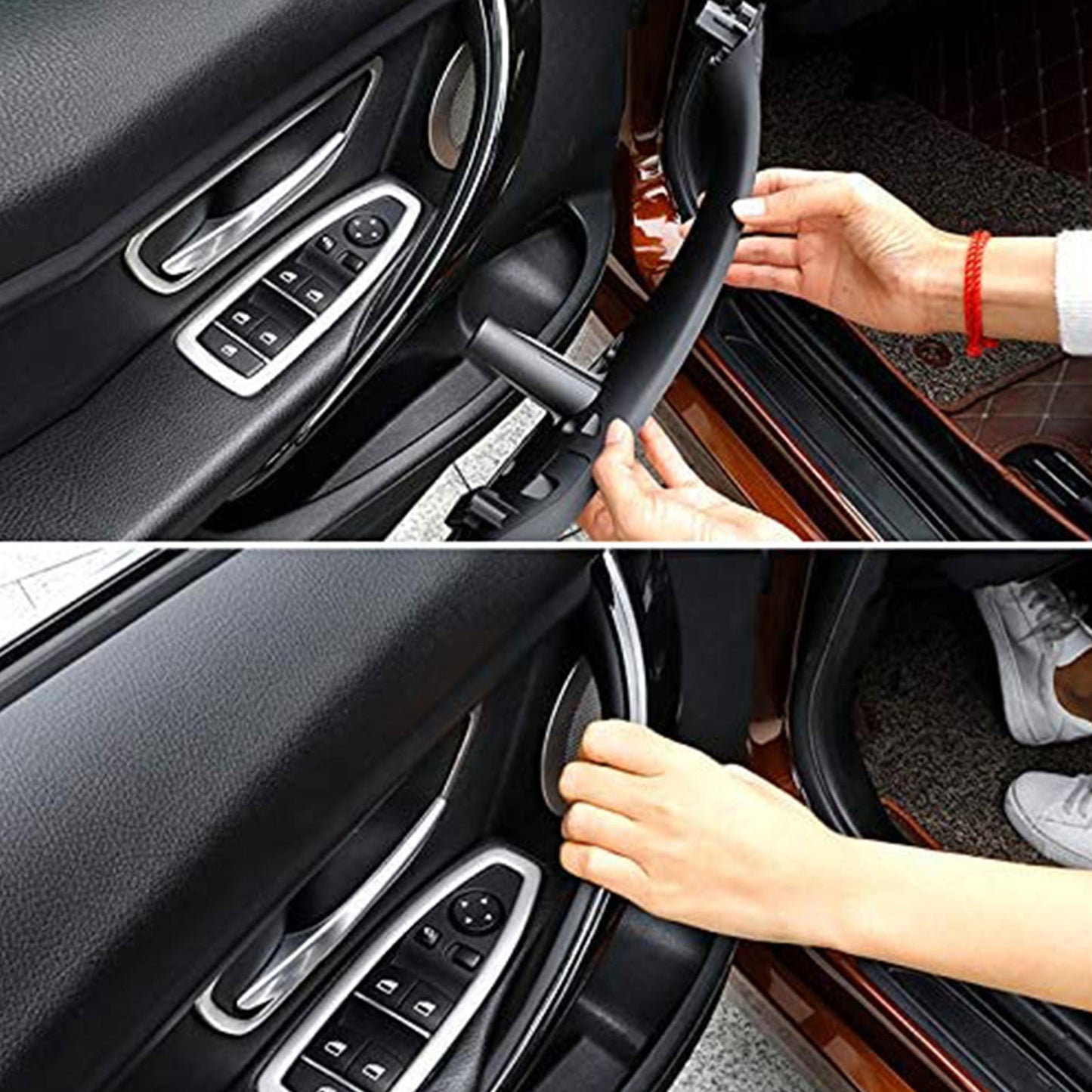 1 Pair Front Door Handle Pull Trim Covers Suitable For BMW 3 Series / 4 Series F30 / F34 / F35-4