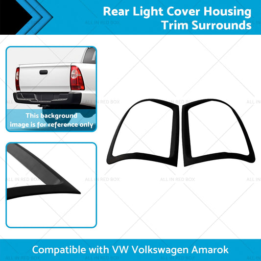 Rear Light Cover Housing Trim Surrounds Suitable for VW Volkswagen Amarok 09-22-1
