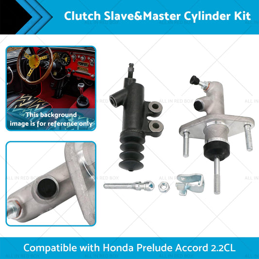 Clutch Slave and Master Cylinder Kit Suitable for 92-01 Honda Prelude Accord 2. 2CL-1