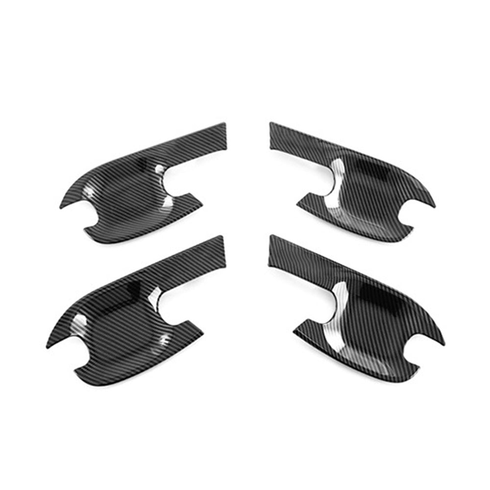 Carbon Fiber Exterior Door Handle Bowl Cover Trim Suitable For Isuzu D-Max / Dmax 2021-2022-1