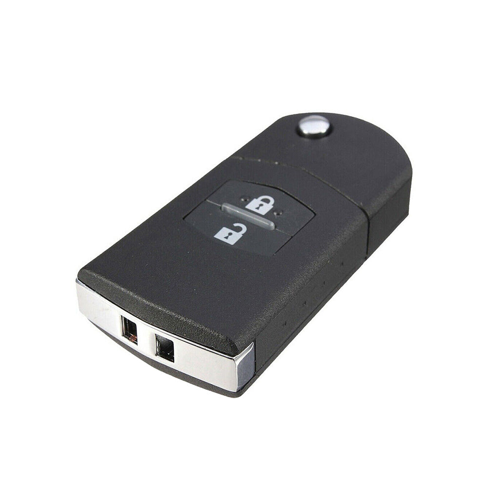 1x 2-Buttons Car Key Case Cover Shell Suitable For Mazda 3 5 6 RX7 RX8 BT50-4