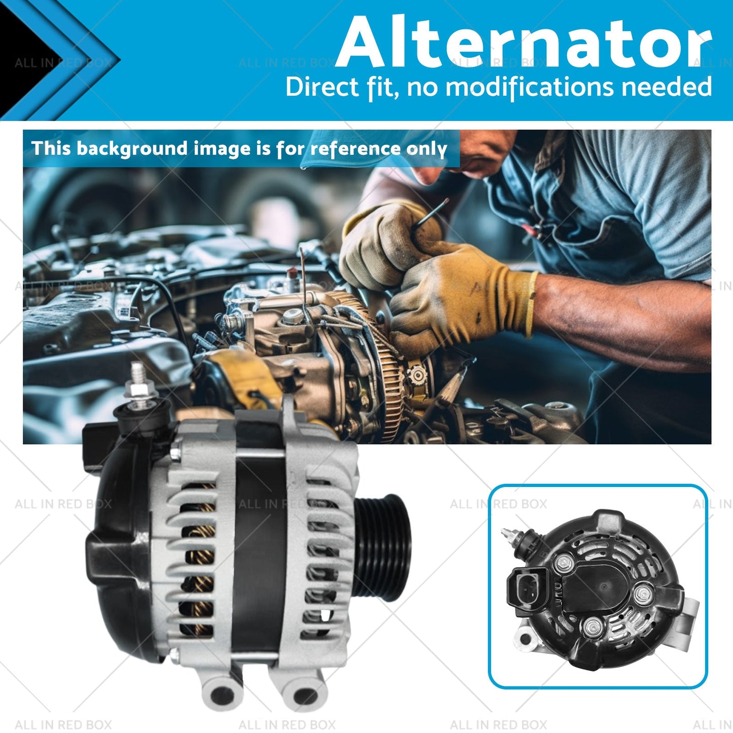 Alternator Suitable For Land Rover Range Rover Jaguar XJ Xf 150A 12V CW 6-groove-2