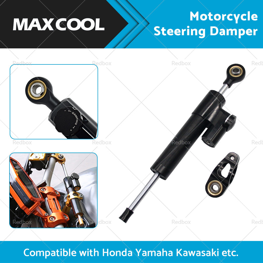 Suitable for Honda Yamaha Kawasaki Motorcycle CNC Steering Damper Stabilizer-2