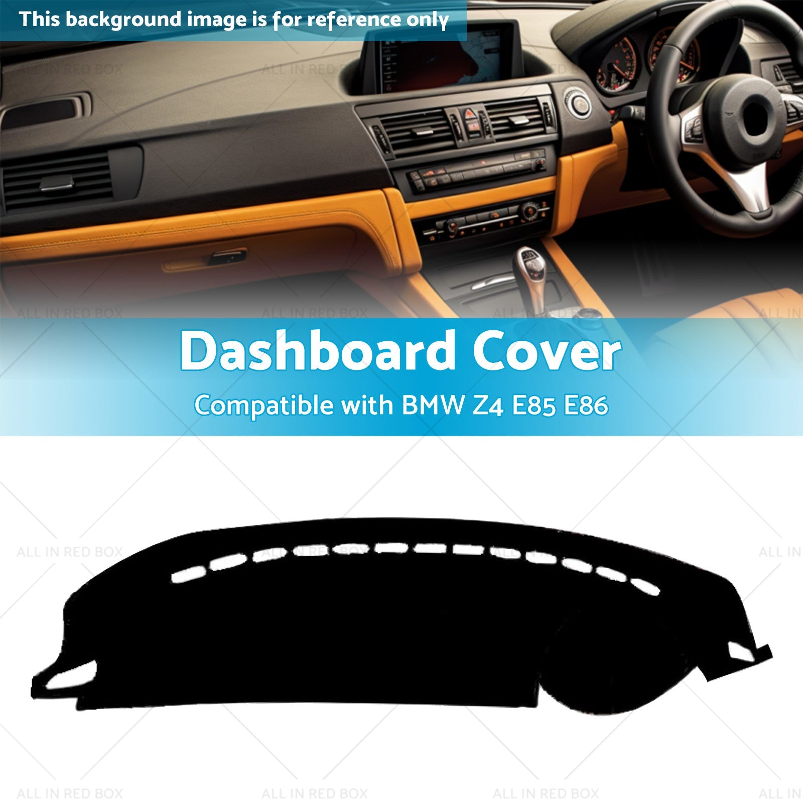 Suitable for BMW Z4 E85 E86 No GPS 2003-2008 Dashboard Cover Dash Mat-2