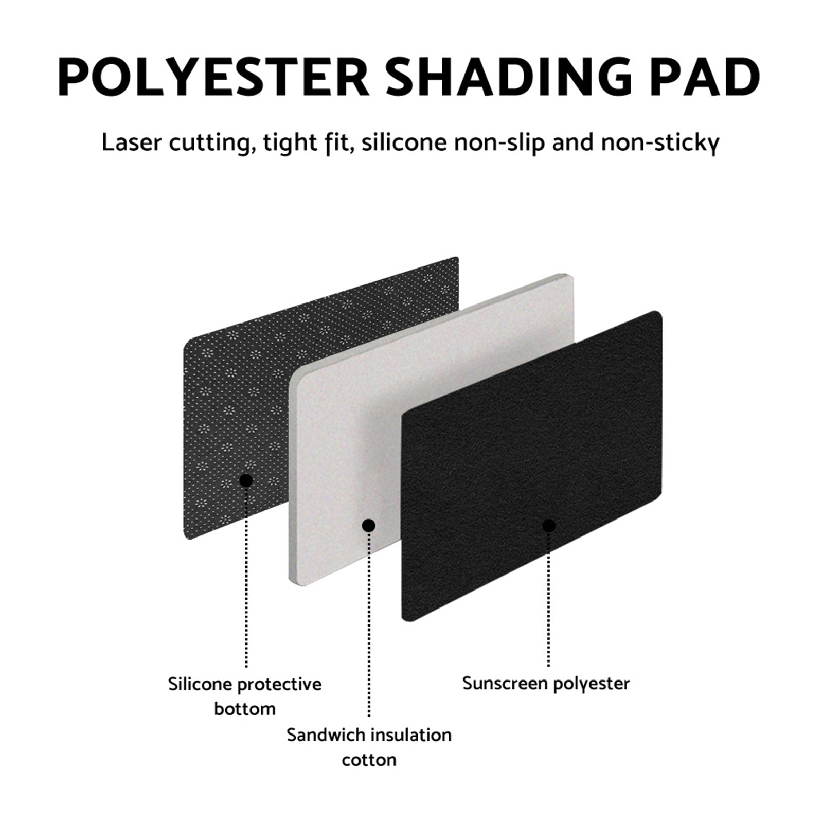 Instrument Panel Cover Dashboard Cover Suitable for Mazda 6 2003-2008 Polyester-3